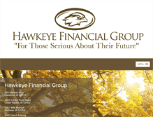 Tablet Screenshot of hawkeyefinancial.com